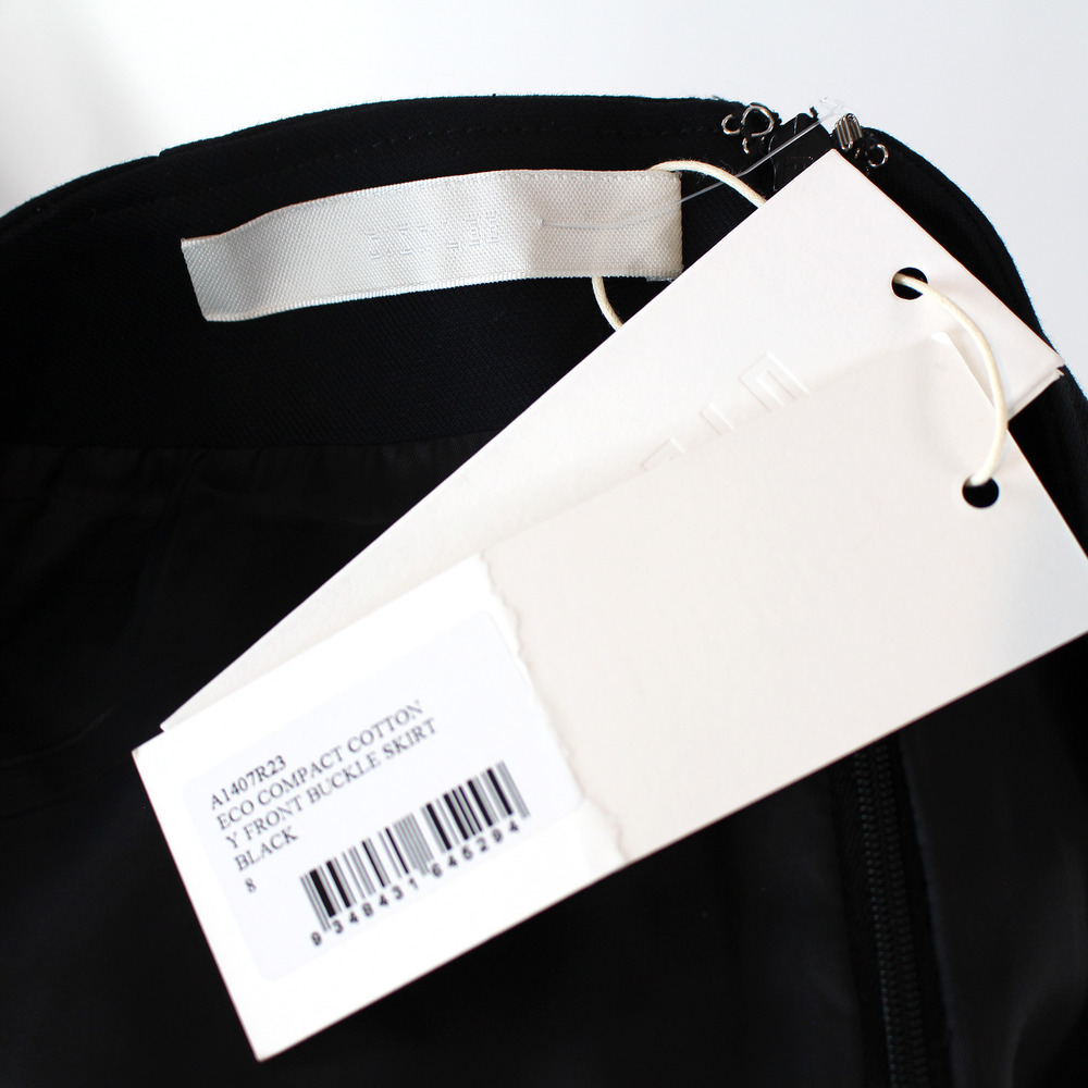 Dion Lee Black Mini Skirt - Structured Pocket Detail - Picture 8 of 9